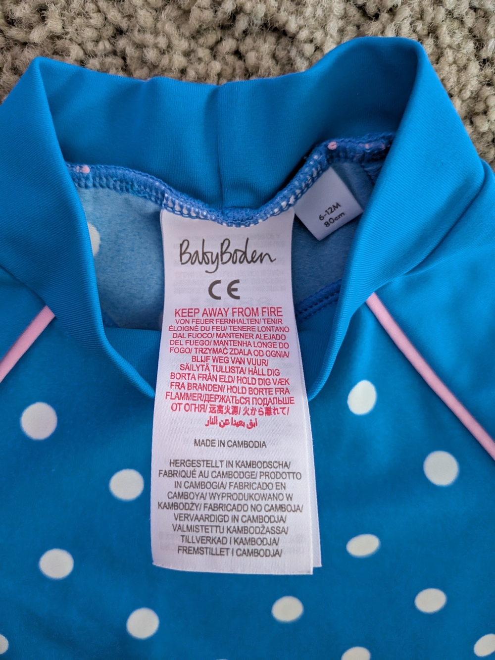 Baby Boden Rash guard & Wonder Nation Sun Hat
